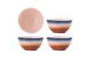 Schalen-Set Julia – Warme Rosétöne mit blauen Kontrasten (4er-Set)