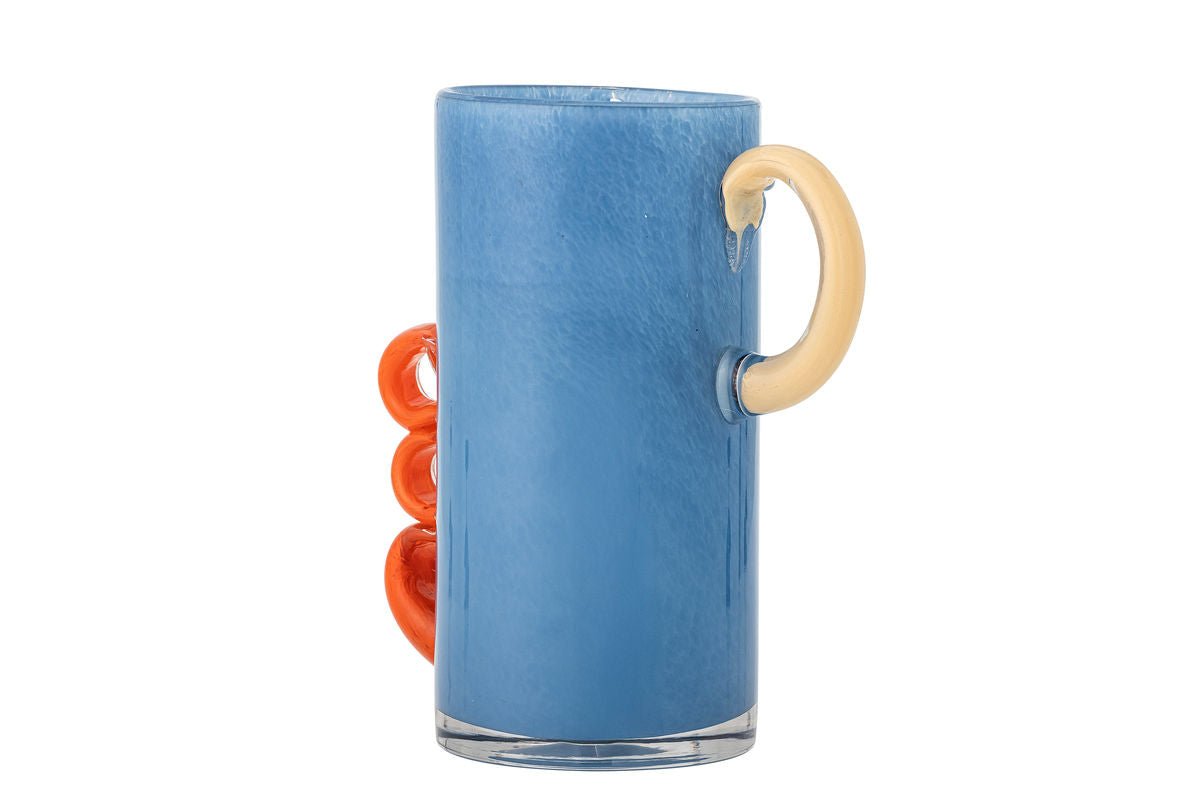 Vase „Alva“ – Blaues Glas