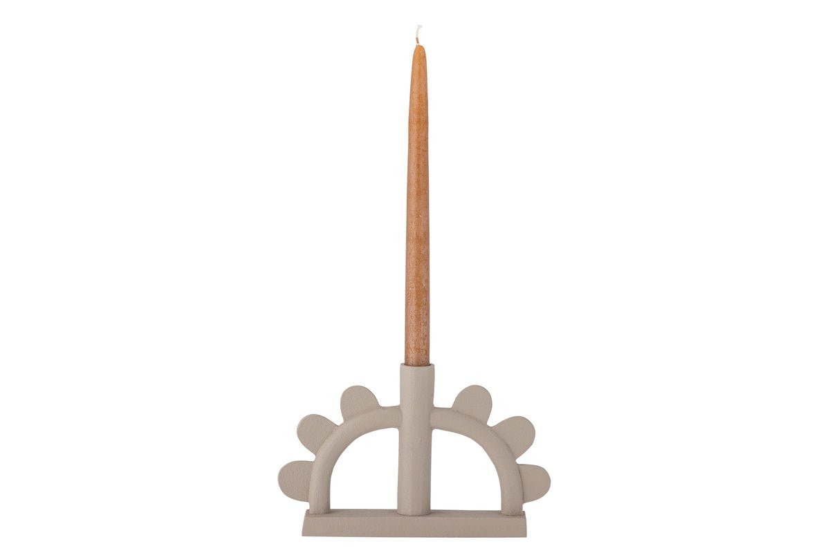 Kerzenhalter Nalia – Aluminium in Naturton