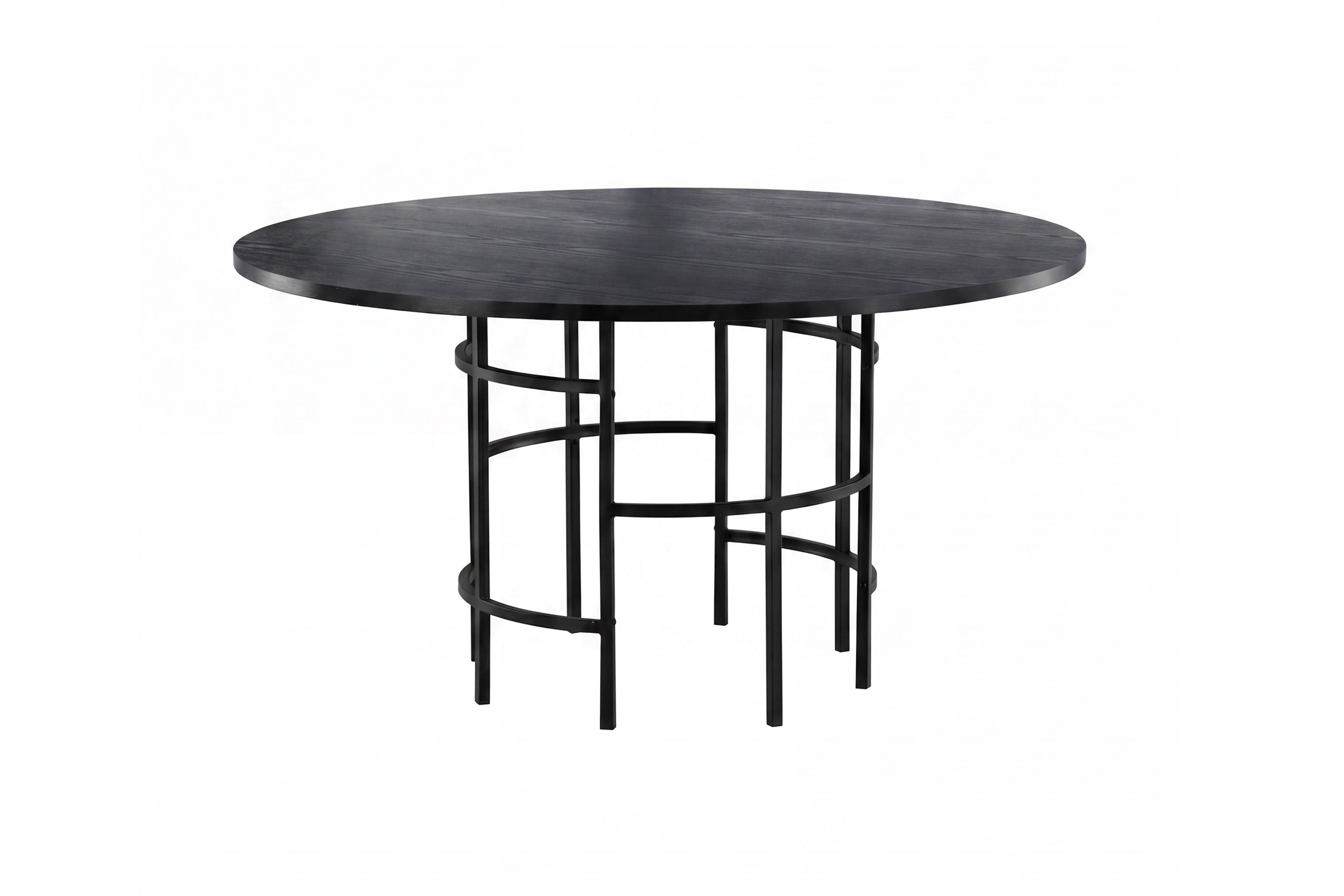 Esstisch Amaya - rundes Design im Industrial-Look