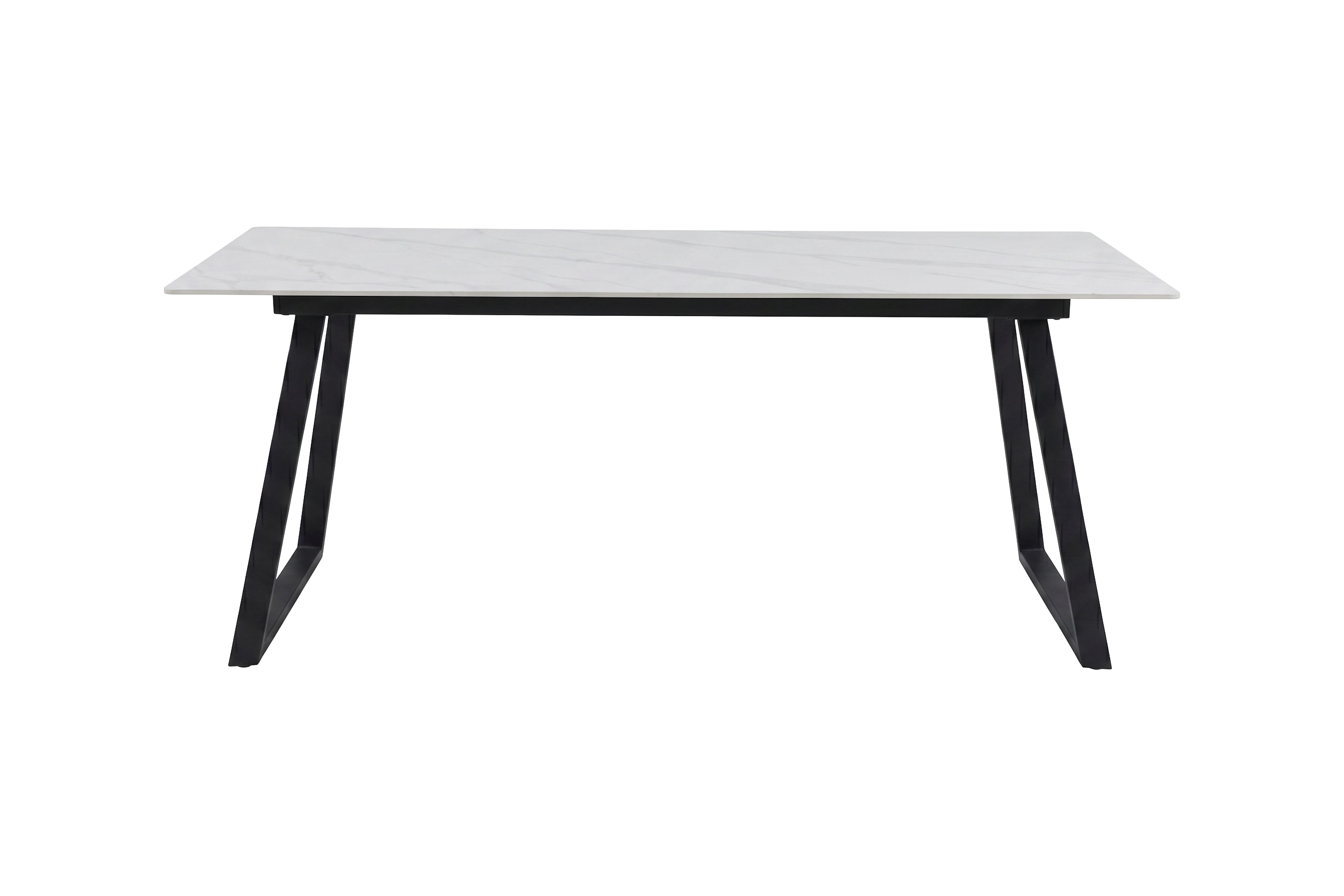Esstisch Zarela - rechteckiges Design in Mamoroptik