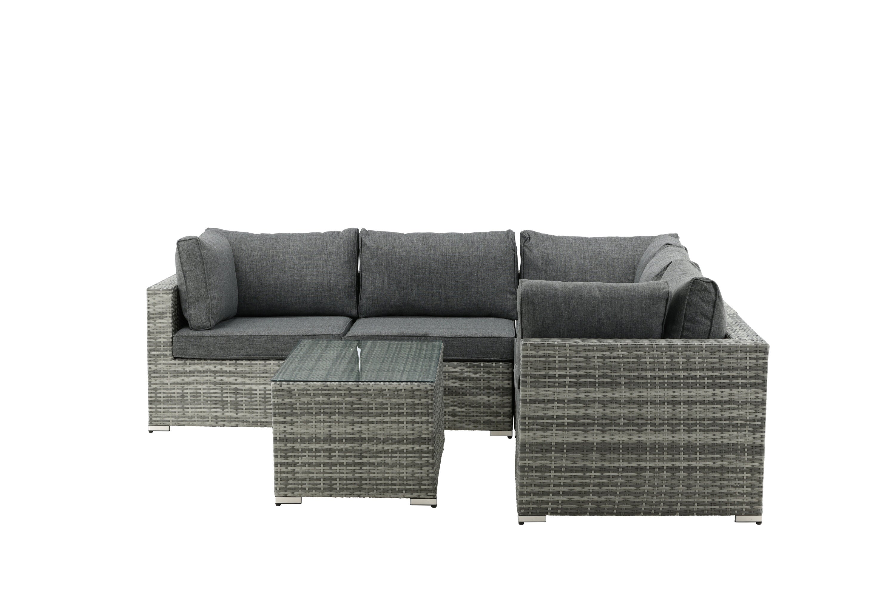 Garten Loungeset Panther - aus Kunstrattan in 3 Farben erhältlich