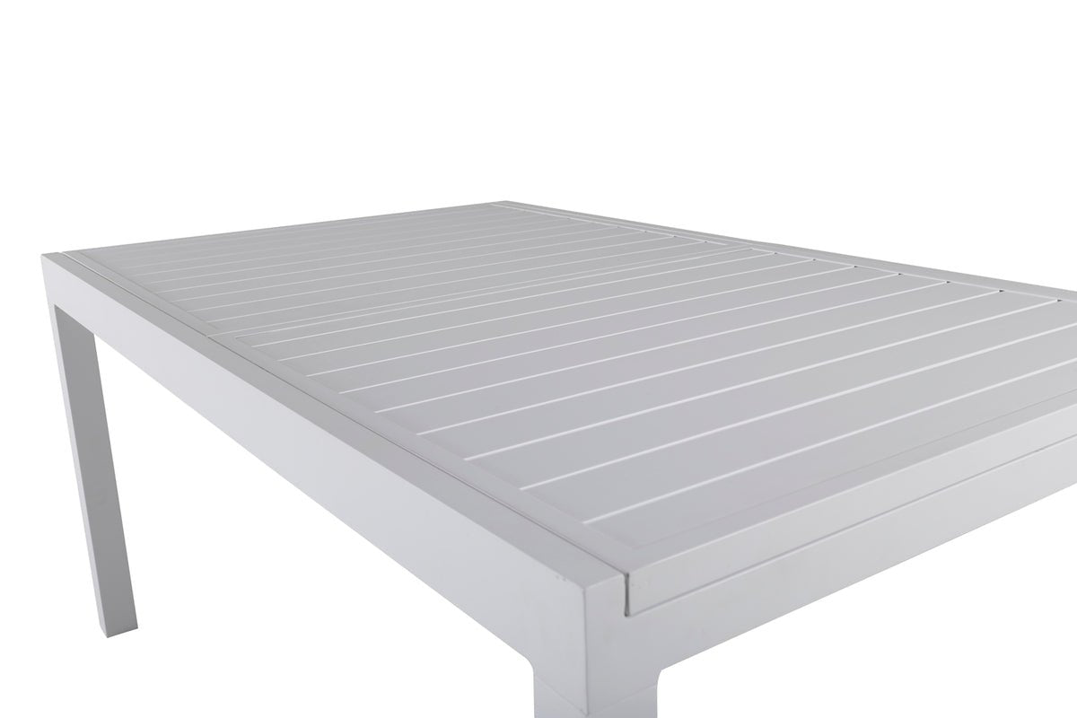 Gartentisch Nohani - ausziehbarer Esstisch gefertigt aus robustem Aluminium