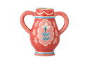 Vase Lilam - Rosé, aus Steingut
