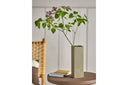 Vase Orlina – Braunes Steingut