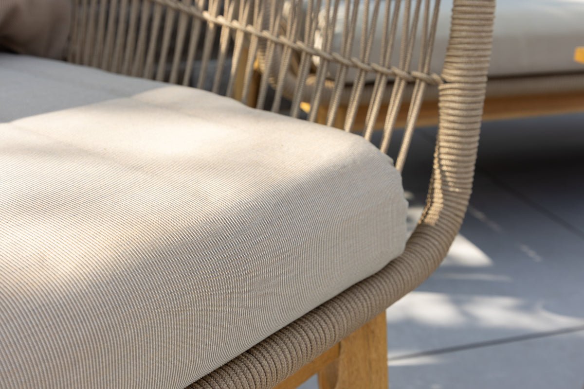 Garten Lounge Set Perano – 4 teiliges Set in Beige