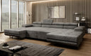 Designer Sofa Calvera U mit Schlaf- und Klappfunktion in Cord