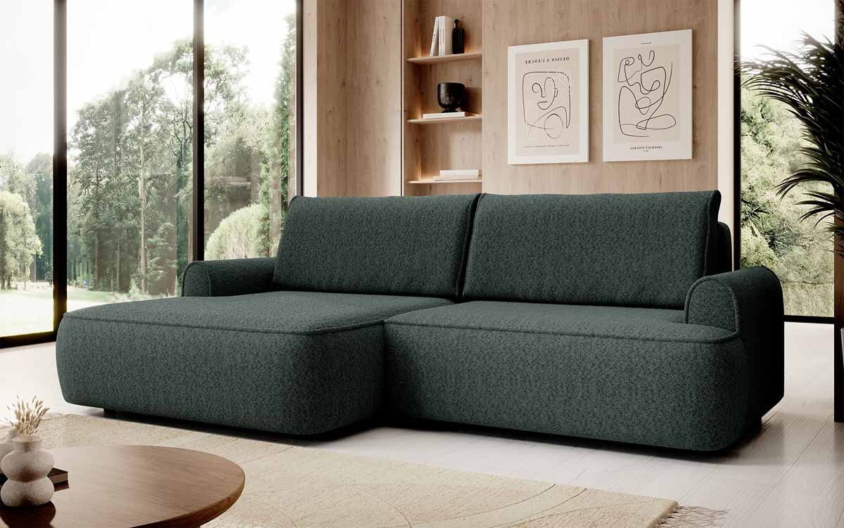 Designer Sofa Onelio mit Stauraum und Schlaffunktion