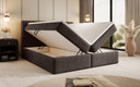 Boxspringbett Aurelia Bouclé mit Stauraum