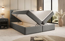 Boxspringbett Aurelia Stoff mit Stauraum