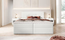 Boxspringbett Eleonora Bouclé mit Stauraum