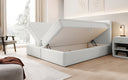 Boxspringbett Eleonora Bouclé mit Stauraum