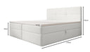 Boxspringbett Eleonora Bouclé mit Stauraum