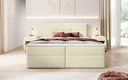 Boxspringbett Eleonora Bouclé mit Stauraum