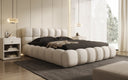 Designer Polsterbett Boston Stoff mit Stauraum