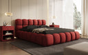Designer Polsterbett Boston Stoff mit Stauraum