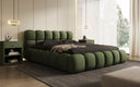 Designer Polsterbett Boston Stoff mit Stauraum