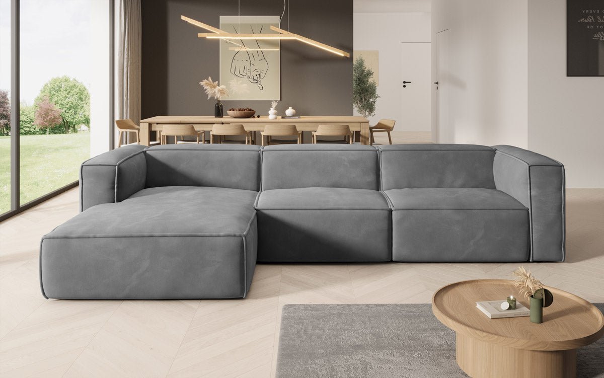 Designer Sofa Comfy in Samt