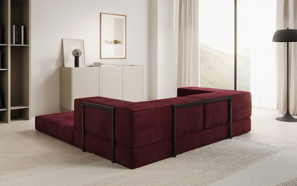 Designer Sofa Lazy 3 Sitzer in Samt