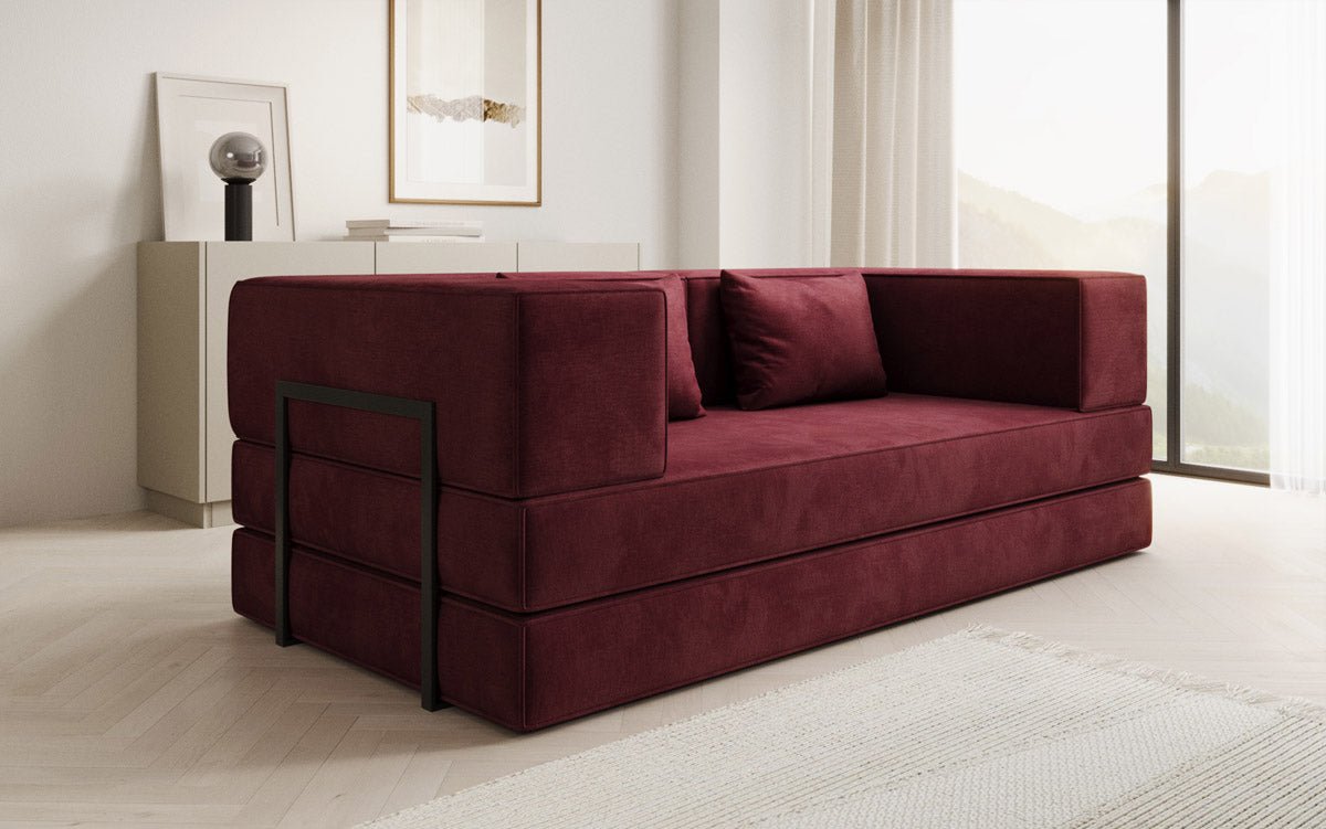 Designer Sofa Lazy 3 Sitzer in Samt