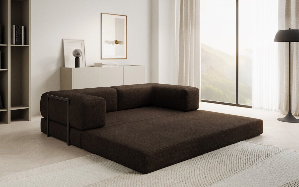 Designer Sofa Lazy 3 Sitzer in Bouclé