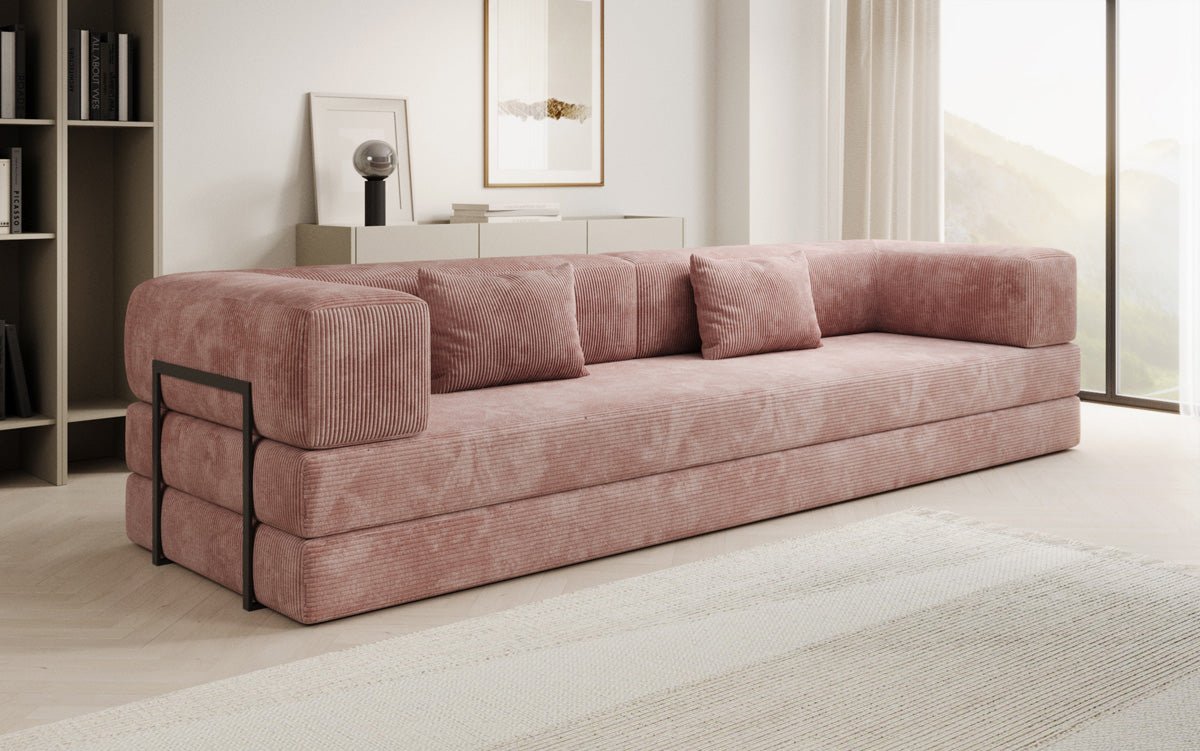 Designer Sofa Lazy 3 Sitzer XXL in Cord