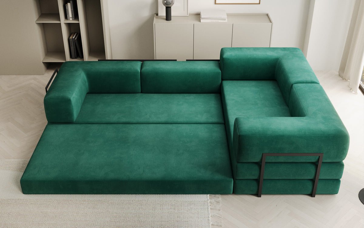 Designer Sofa Lazy L closed in Samt