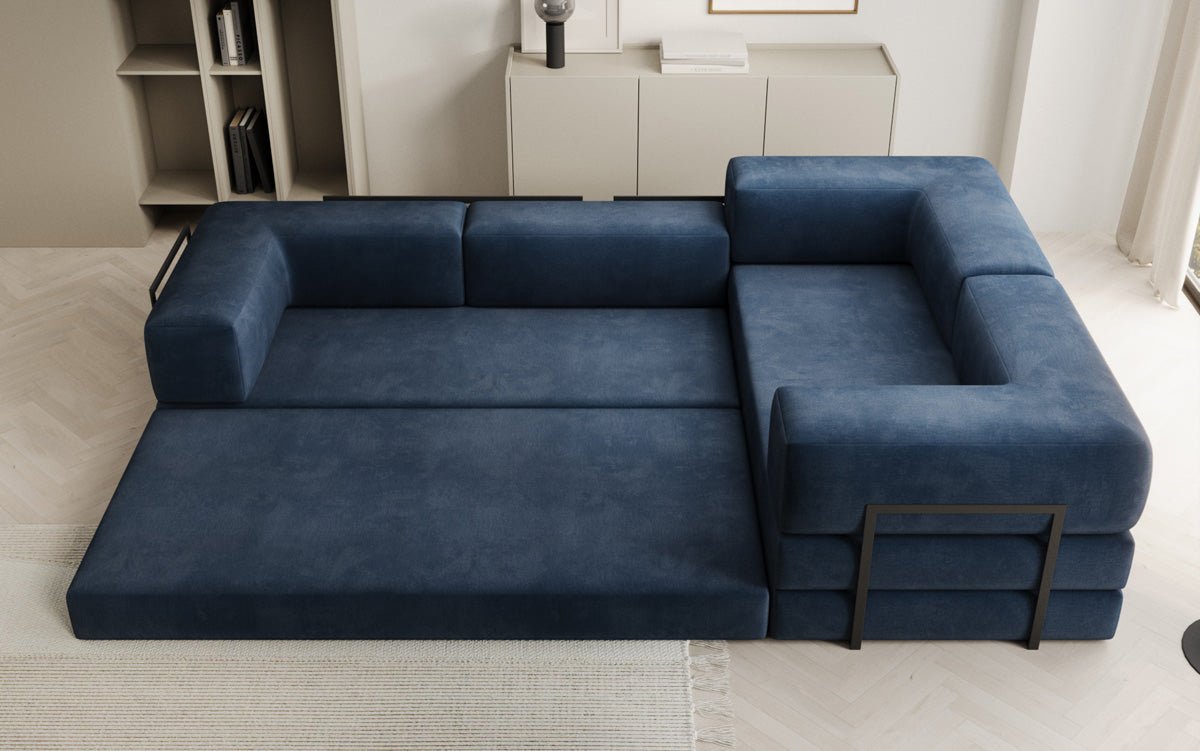 Designer Sofa Lazy L closed in Samt