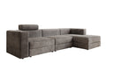 Designer Ecksofa Stockholm in Cord mit Stauraum