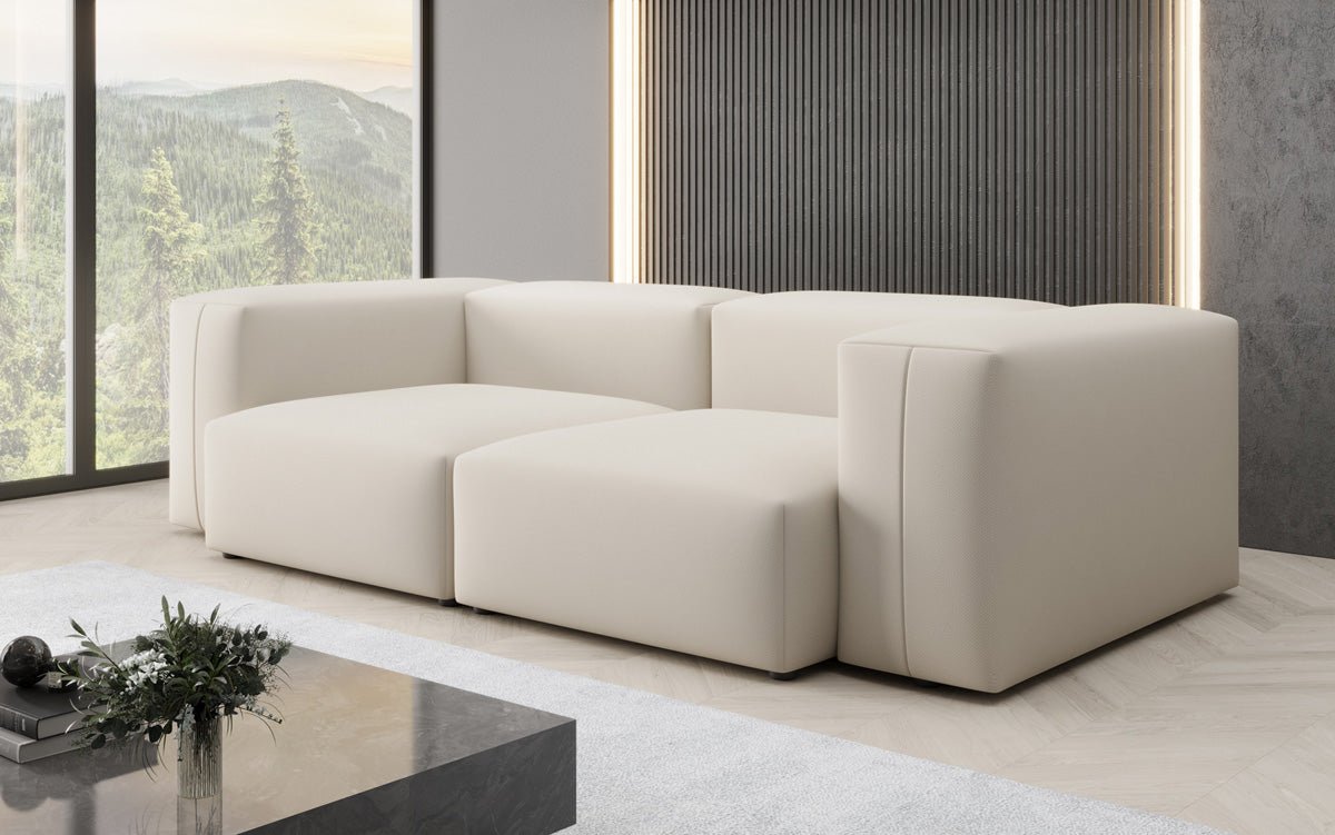 Designer 2 Sitzer Sofa Snug in Stoff
