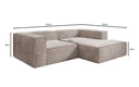 Designer Ecksofa Lesley Mini in Cord