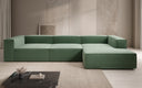 Designer Ecksofa Lesley in Strukturstoff