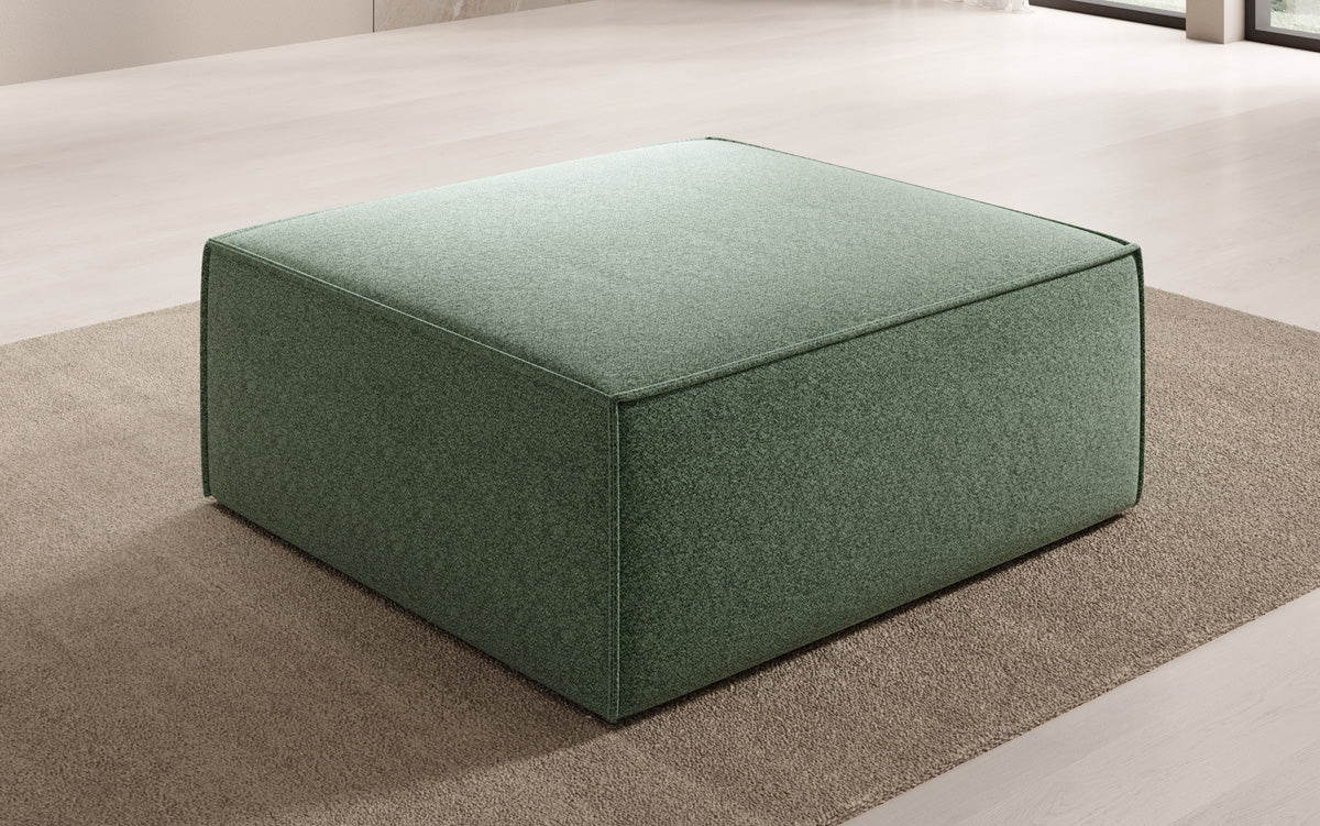 Beistellhocker Lesley in Strukturstoff