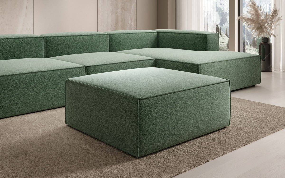 Beistellhocker Lesley in Strukturstoff