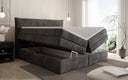 Boxspringbett Stella mit Stauraum in Cord
