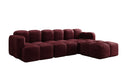 Designer Ecksofa Celly in Samt