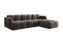 Designer Ecksofa Celly in Samt