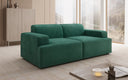 Designer 2 Sitzer Sofa Monza  in Samt