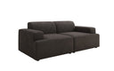 Designer 2 Sitzer Sofa Monza  in Samt