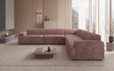 Designer Ecksofa Monza Wohnlandschaft XXL in Cord