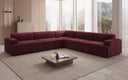 Designer Ecksofa Monza Wohnlandschaft XXL in Samt