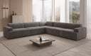 Designer Ecksofa Monza Wohnlandschaft XXL in Samt