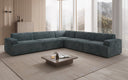 Designer Ecksofa Monza Wohnlandschaft XXL in Cord