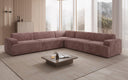 Designer Ecksofa Monza Wohnlandschaft XXL in Cord