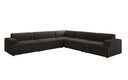 Designer Ecksofa Monza Wohnlandschaft XXL in Samt