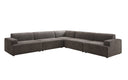 Designer Ecksofa Monza Wohnlandschaft XXL in Samt