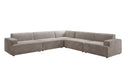 Designer Ecksofa Monza Wohnlandschaft XXL in Samt