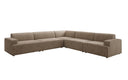 Designer Ecksofa Monza Wohnlandschaft XXL in Samt
