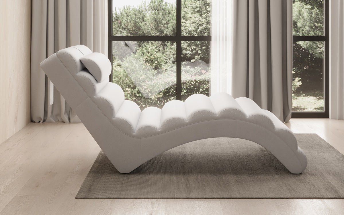 Designer Relax-Liege Malina in Echtleder