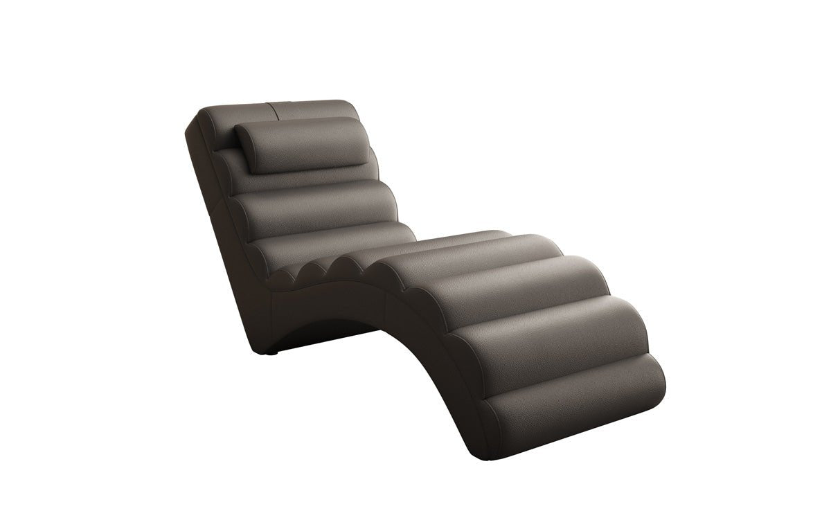 Designer Relax-Liege Malina in Echtleder